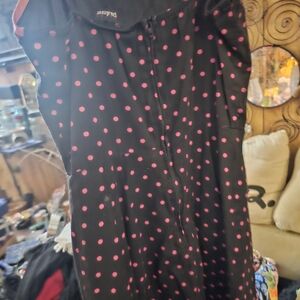 Pulse Black and Pink Sleeveless Mini Sundress. Still Like New!